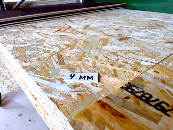 Плита OSB-3 Муром 9 мм, обрезки 831х1250 мм